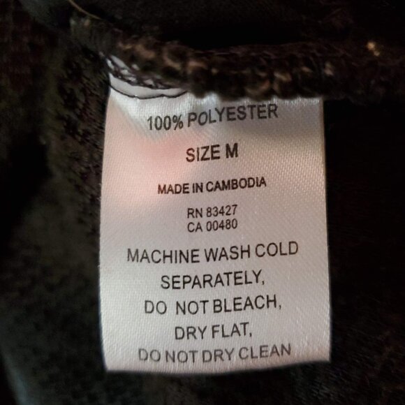 ❤️223 Live Oak Brand Charcoal/Cranberry Quarter Zip Fleece Pullover Sherpa - Picture 4 of 5